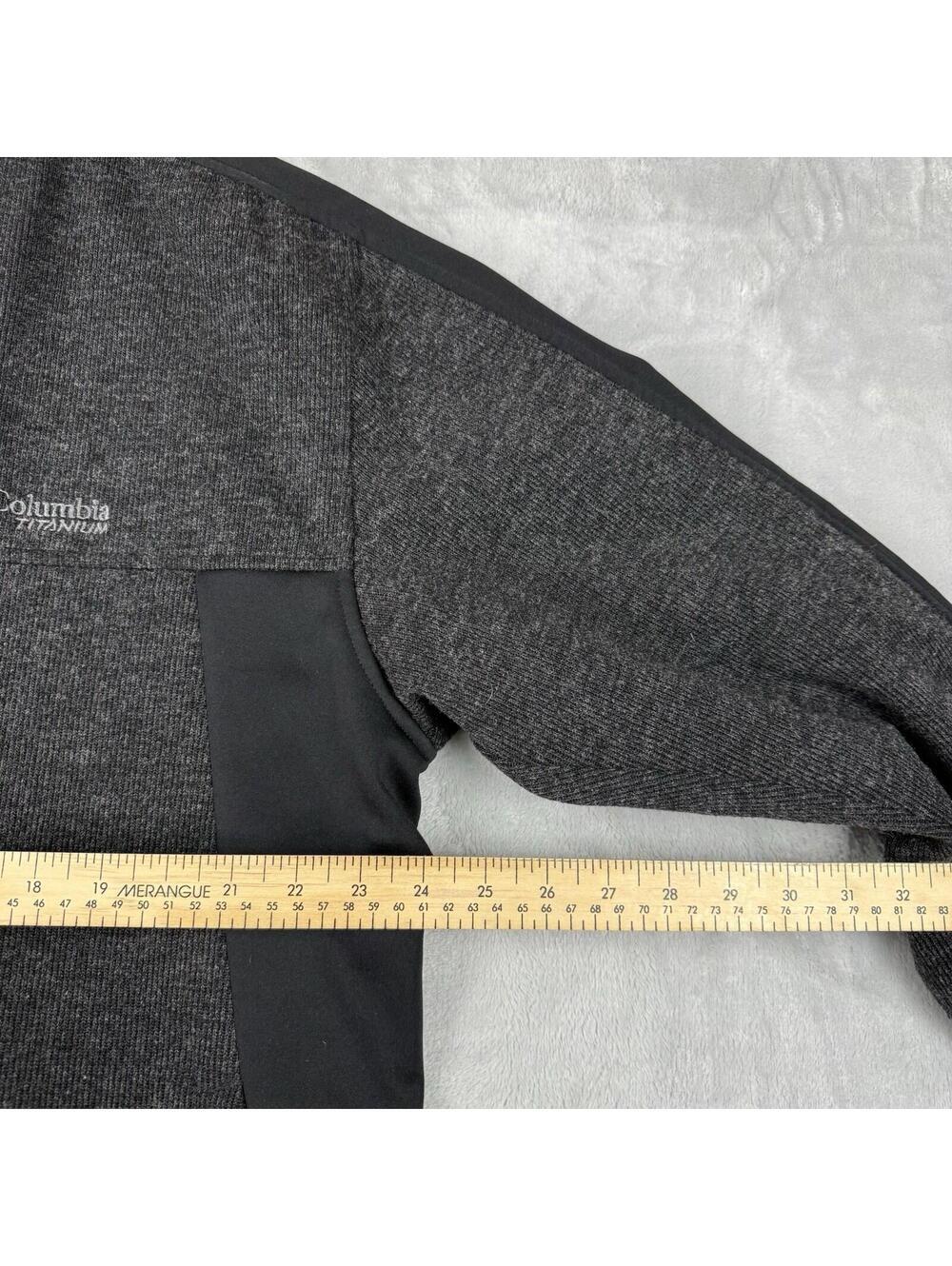 Columbia Titanium Omni Heat Jacket Wool Blend Full Zip Fleece Hybrid Men Size XL - Picture 5 of 11
